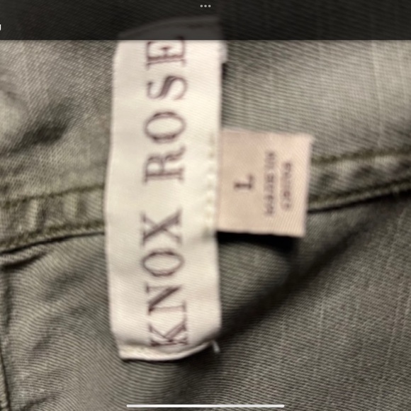 Knox Rose olive cargo jacket - Picture 3 of 3